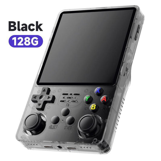 2025 Upgrade R36S Retro Video Gaming Hald Held Game Console with 128GB Storage Built-In 15000+ Classic Games, 3.5 Inch IPS Screen Console Stick 3000Mah Rechargeable Battery, Retro Portable Handheld Boy Consola Portatil Device Mother'S Day Gifts