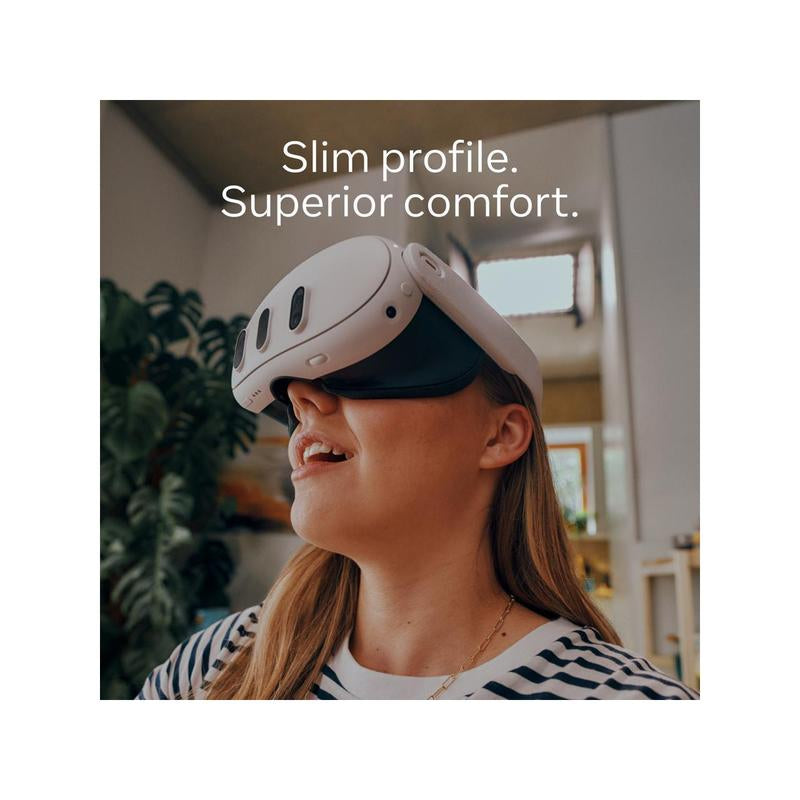 Meta Quest 3 512GB — the Most Powerful Quest — Ultimate Mixed Reality Experiences — Get Batman: Arkham Shadow and a 3-Month Trial of Meta Quest+ Included, VR Wearable Device