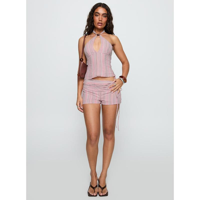 Electric Night Shorts Pink Stripe
