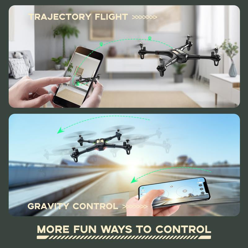 SYMA X600W Drone with 1080P FPV Camera for Adults Kids, Back to School Gift Toys for Boys Girls Drone with Altitude Hold, Headless Mode, One Key Start, 3D Flips and 2 Batteries