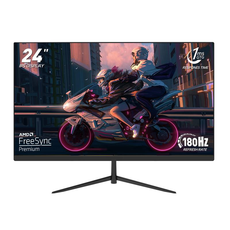 27” Curved QHD Gaming Monitor – 2K IPS, 165Hz, 1Ms, Adaptivesync, Ultra-Slim, Dual HDMI & DP, for PS5, Xbox,