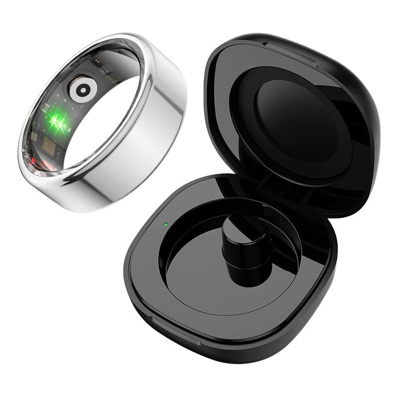 COLMI R02 Stainless Steel Smart Ring, 1 Count , Waterproof Long Battery Life Smart Fashionable Ring for Women Gift, Digital, Cyber, Wireless