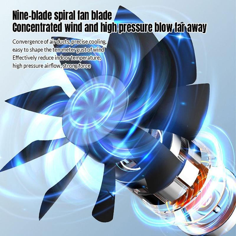 Mini Air Cooler for All Scenes – Instant Cooling, Quiet & Portable,Portable Air Conditioner 3-In-1 – 2-Speed Mist Fan, 1800Mah Batter