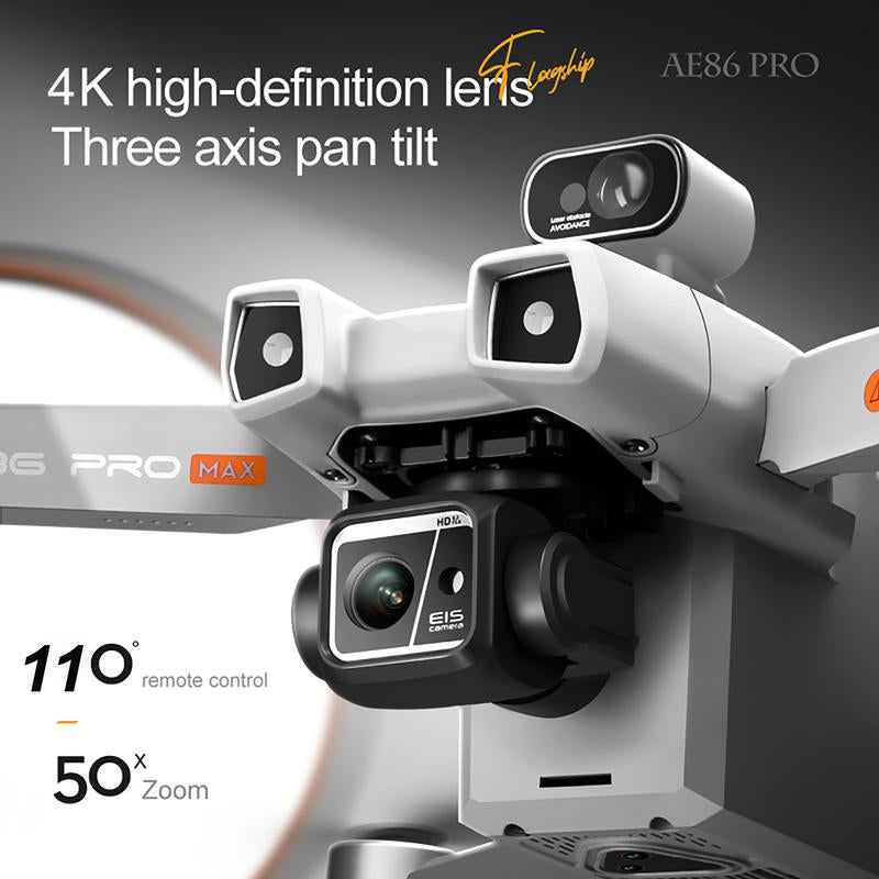Bingchat 2024 New Professional Drone with 4K Camera for Adults, 3 Axis Gimbal EIS for Video, 82 Mins Real Flight Time, 16404Ft Safe Long Controller Range, 5G Digital Easy Cable Connection Way, Laser Obstacle Avoidance, GPS Auto Return Home, Follow Object