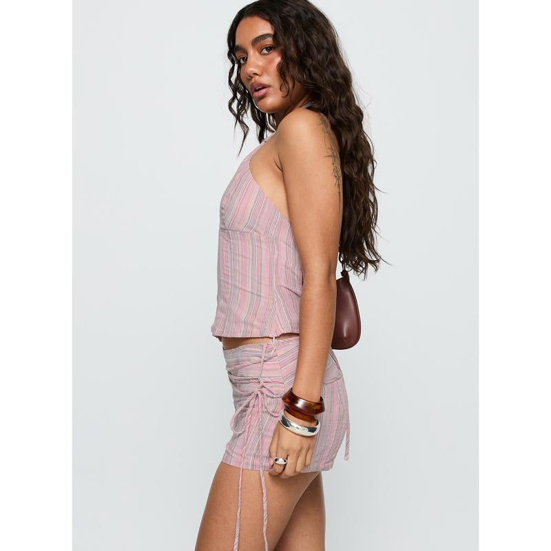 Electric Night Shorts Pink Stripe