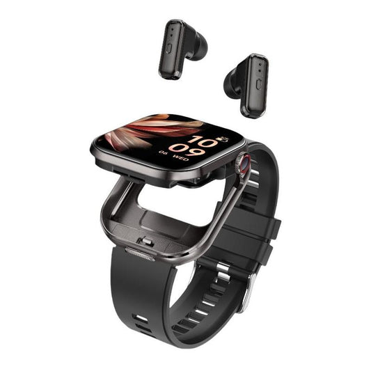 2In1 Multifunctional Smartwatch, Smart Watch with Earbuds, Comes with a Silicone Protective Case, Wireless Calling, Sleep Tracking, Fitness Tracker, Waterproof Sports Watch, Women & Men,The Best Gift for Family and Friends