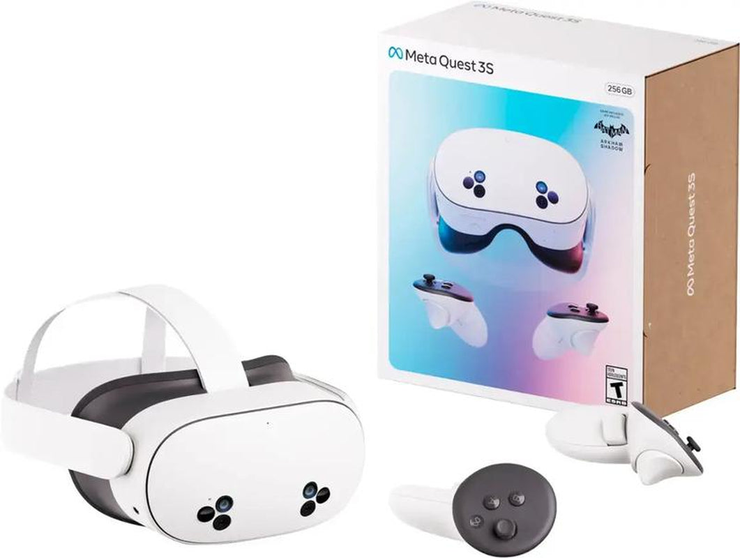 Meta Quest 3S 128GB — Get Batman: Arkham Shadow and 3-Month Trial of Meta Quest+ Included — All-In-One Headset - White