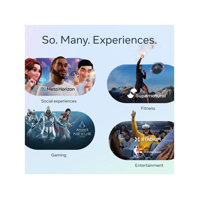 Meta Quest 3 512GB — the Most Powerful Quest — Ultimate Mixed Reality Experiences — Get Batman: Arkham Shadow and a 3-Month Trial of Meta Quest+ Included, VR Wearable Device